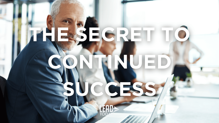 The Secret to Continued Success