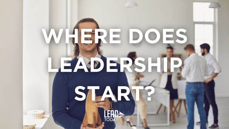 Where Does Leadership Start?