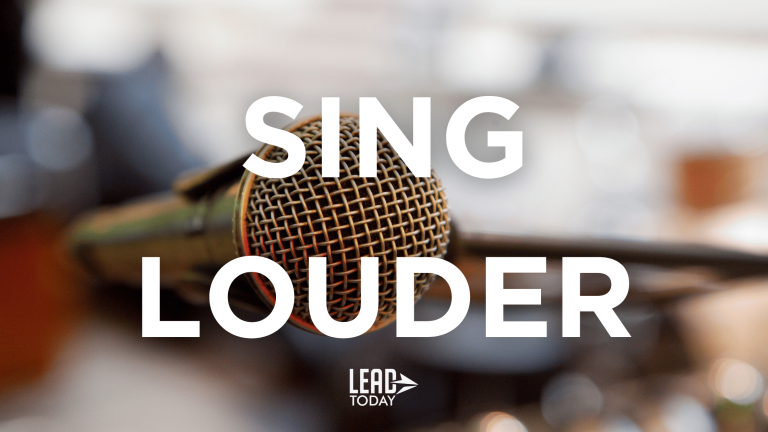 sing louder than the negative voices in your head