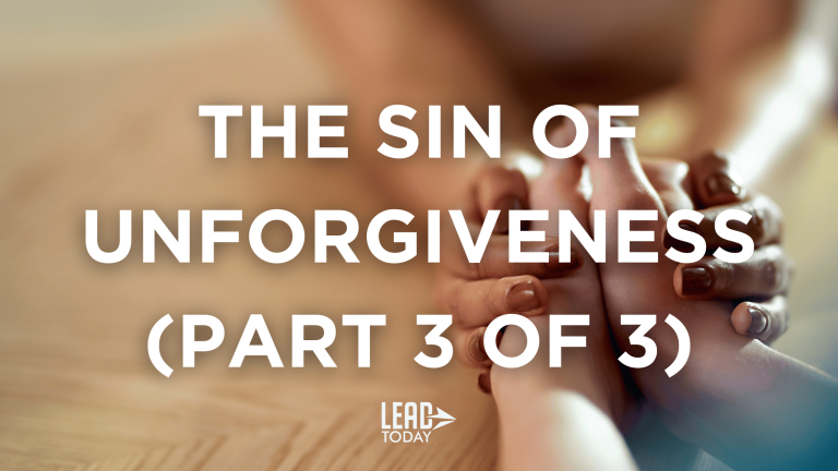 Unforgiveness is a Weakness