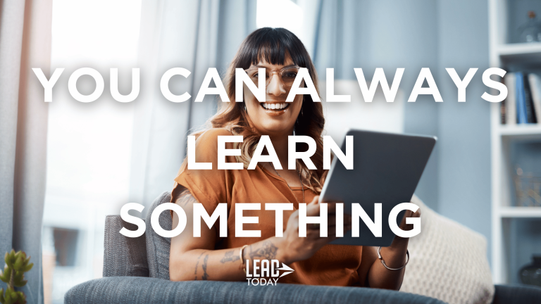 You Can Always Learn Something