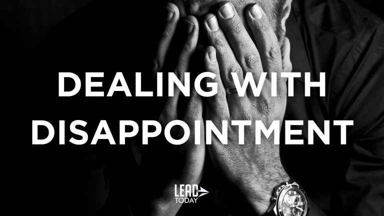 Dealing with Disappointment